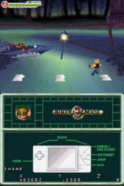 Screenshot for Biker Mice From Mars on Nintendo DS