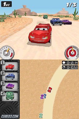 Screenshot for Cars: Mater-National on Nintendo DS