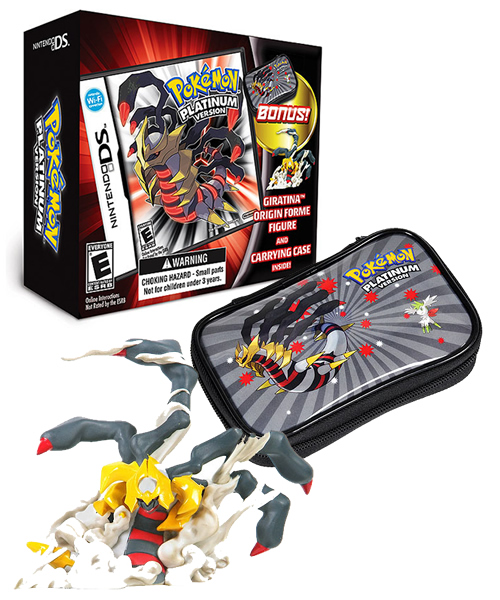 Pokémon Platinum Version - Giratina Origina Figure (2009) in Original Box