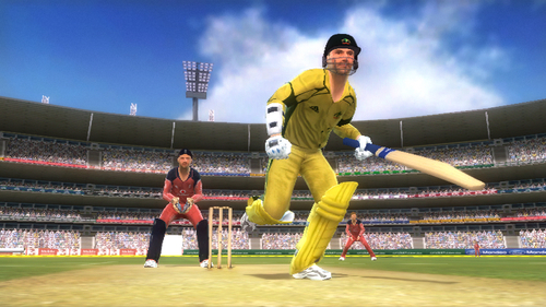 Screenshot for Ashes Cricket 2009 on Wii - on Nintendo Wii U, 3DS games review