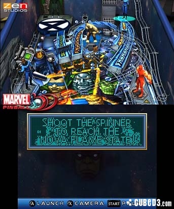 Screenshot for Marvel Pinball 3D on 3DS eShop- on Nintendo Wii U, 3DS games