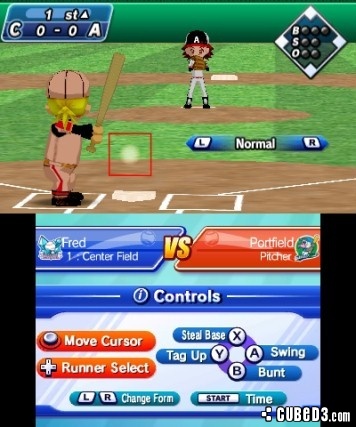 Screenshot for Arc Style: Baseball 3D on Nintendo 3DS