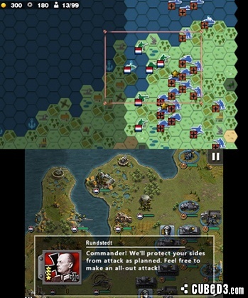 Screenshot for Glory of Generals on Nintendo 3DS