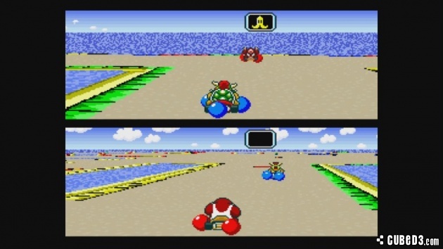 Super Mario Kart On Super Nintendo Wii Wii U Virtual Console 7654