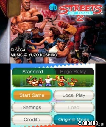 Screenshot for 3D Streets of Rage 2 on Nintendo 3DS