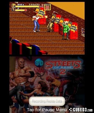 Screenshot for 3D Streets of Rage 2 on Nintendo 3DS