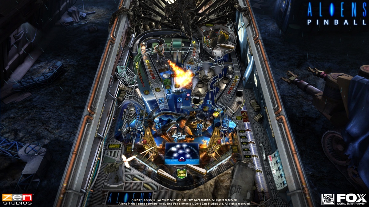 Screenshot for Zen Pinball 2: Aliens vs. Pinball on PlayStation 4