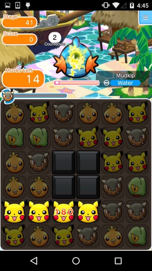 Screenshot for Pokémon Shuffle Mobile on Android