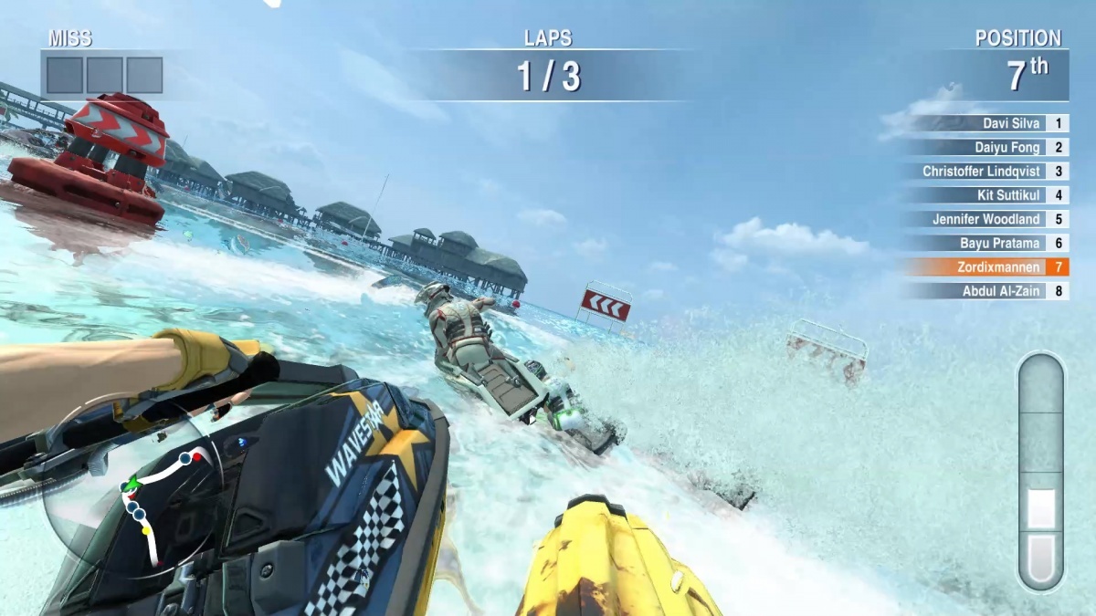 Screenshot for Aqua Moto Racing Utopia on PlayStation 4