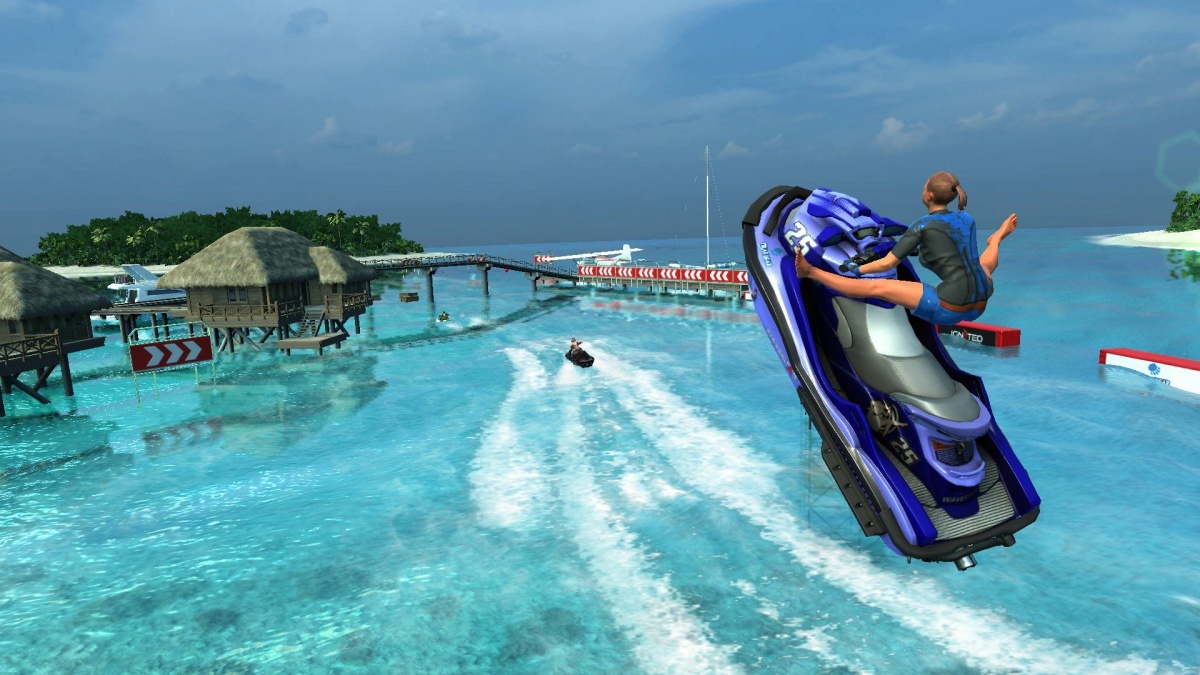 Screenshot for Aqua Moto Racing Utopia on PlayStation 4