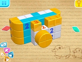 Screenshot for Picross 3D: Round 2 on Nintendo 3DS