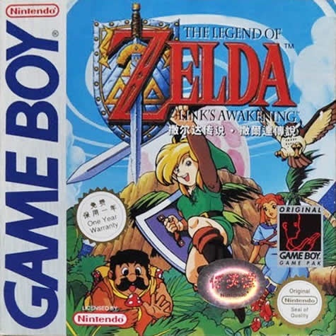 The Legend of Zelda Link's Awakening Japanese Cover Art