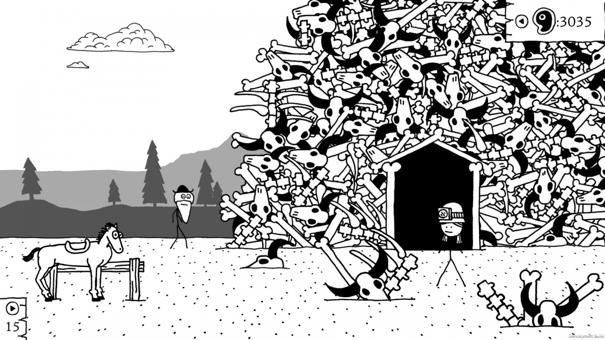 Screenshot for West of Loathing on PC