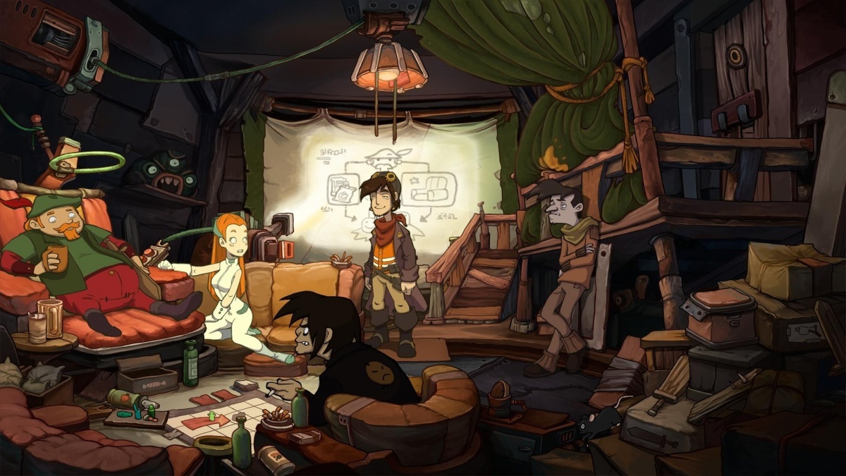 Screenshot for Chaos on Deponia on PlayStation 4