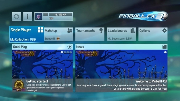Screenshot for Pinball FX3  on Nintendo Switch