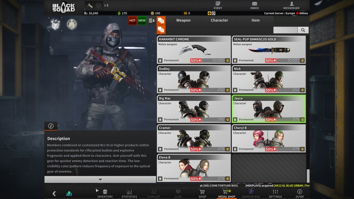 Screenshot for Black Squad on PC