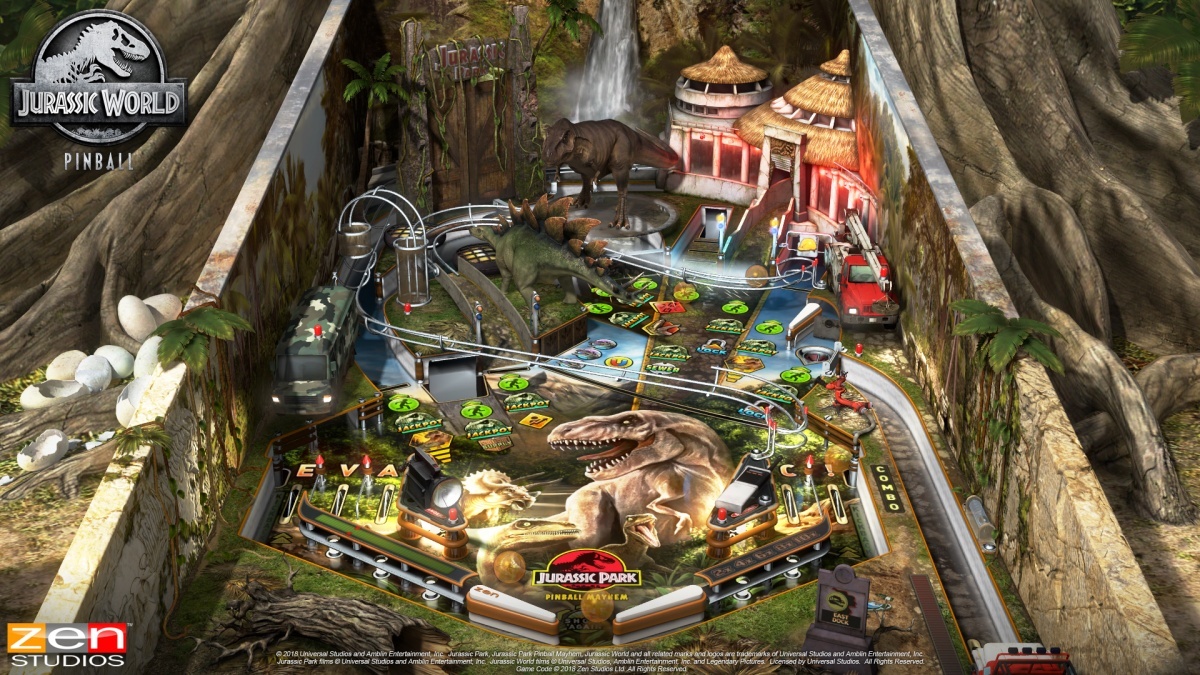 Screenshot for Pinball FX3: Jurassic World Pinball on Xbox One