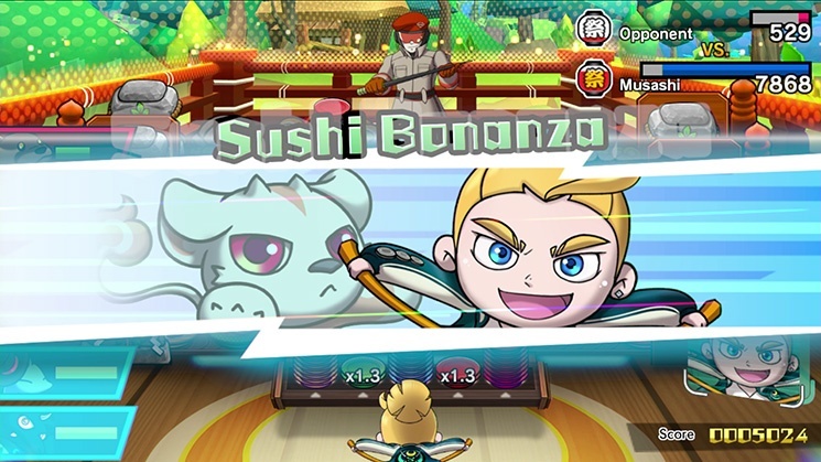 Screenshot for Sushi Striker: The Way of Sushido on Nintendo Switch