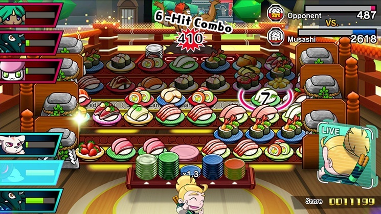 Screenshot for Sushi Striker: The Way of Sushido on Nintendo Switch