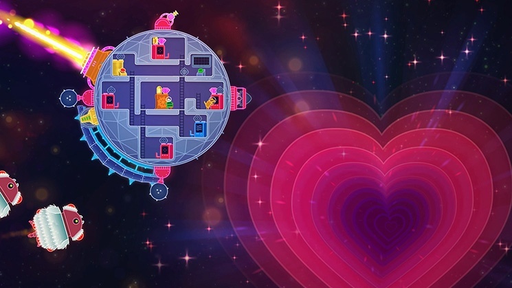 Screenshot for Lovers in a Dangerous Spacetime on Nintendo Switch