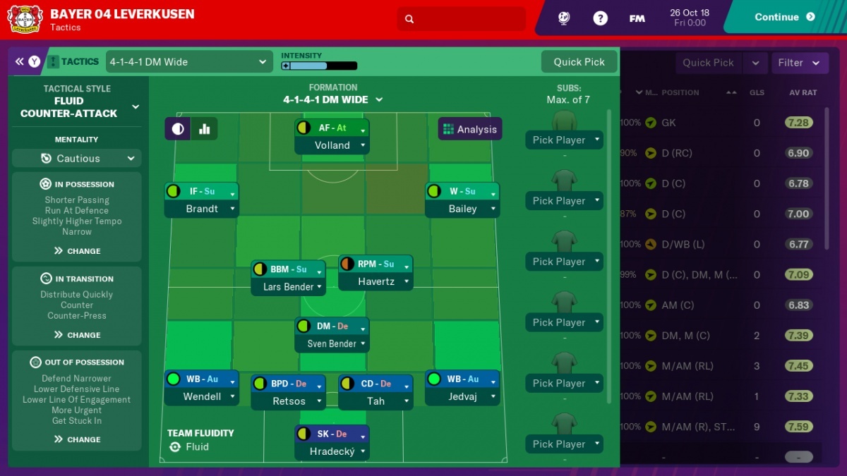 Screenshot for Football Manager 2019 Touch on Nintendo Switch