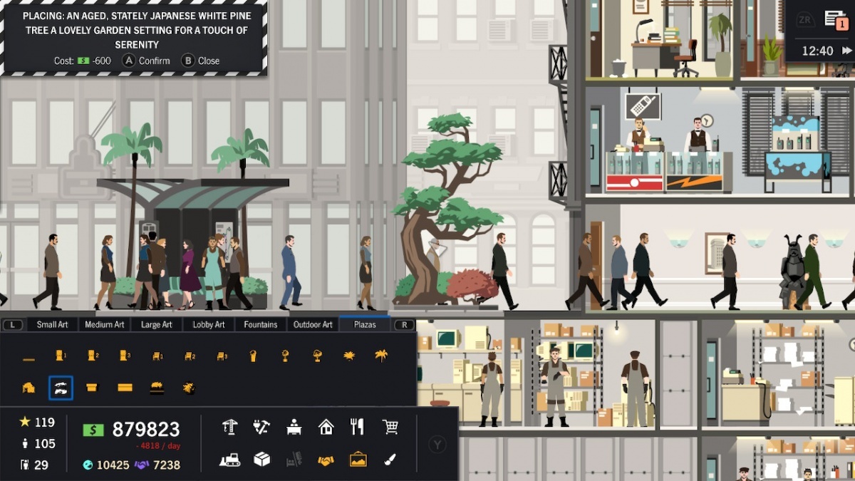Screenshot for Project Highrise: Architect's Edition on Nintendo Switch