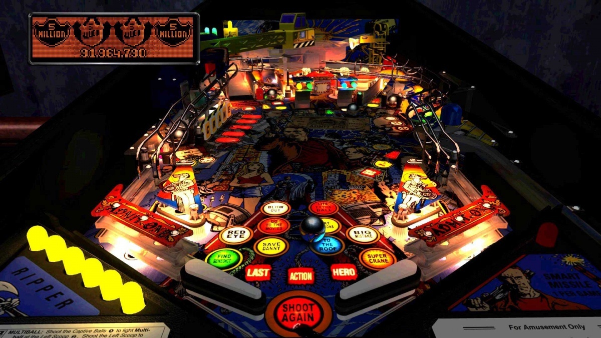 Screenshot for The Pinball Arcade: Stern Table Pack 2 on Nintendo Switch