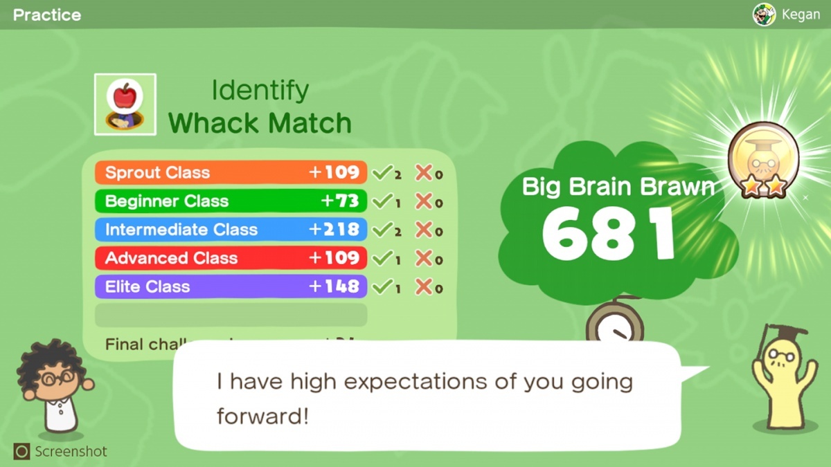 Screenshot for Big Brain Academy: Brain vs. Brain on Nintendo Switch