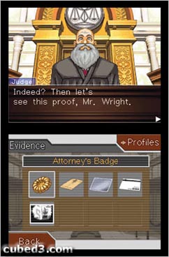 Screenshot for Phoenix Wright: Ace Attorney on Nintendo DS