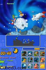 Screenshot for Worms: Open Warfare on Nintendo DS