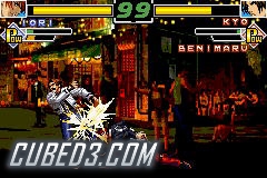 Screenshot for The King of Fighters EX: Neo Blood on Game Boy Advance