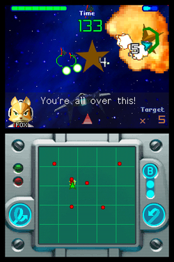 Screenshot for Starfox Command on Nintendo DS