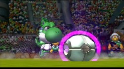 Screenshot for Mario Strikers Charged (Hands On) - click to enlarge