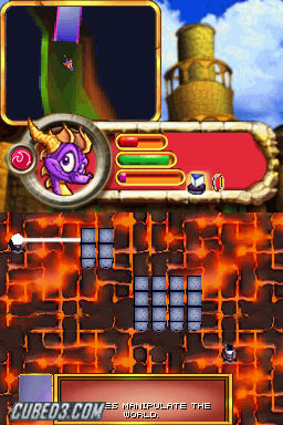 Screenshot for The Legend of Spyro: The Eternal Night on Nintendo DS