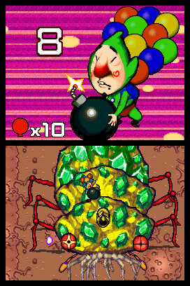 Screenshot for Freshly Picked Tingle's Rosy Rupeeland on Nintendo DS