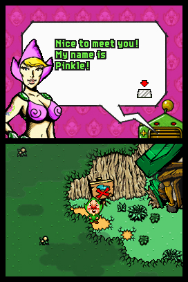 Screenshot for Freshly Picked Tingle's Rosy Rupeeland on Nintendo DS