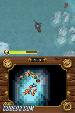 Screenshot for Pirates: Duels on the High Seas (Hands-On) on Nintendo DS