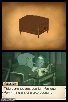 Screenshot for Professor Layton and Pandora's Box (Hands-On) on Nintendo DS