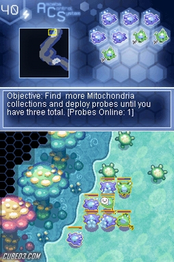 Screenshot for Amoebattle (Hands-On) on Nintendo DS