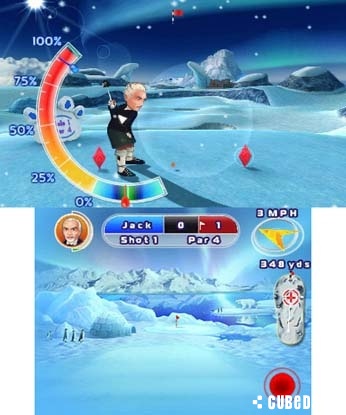 Screenshot for Let’s Golf! 3D on Nintendo 3DS