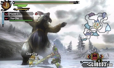 Screenshot for Monster Hunter 3 Ultimate (Hands-On) on Nintendo 3DS