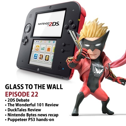 Image for Glass to the Wall Episode 22 Airs Tonight: 2DS Debate, The Wonderful 101 and more!