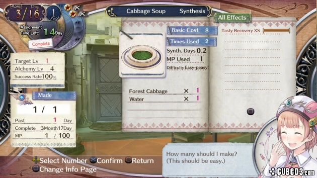 Screenshot for Atelier Rorona Plus: The Alchemist of Arland on PlayStation 3