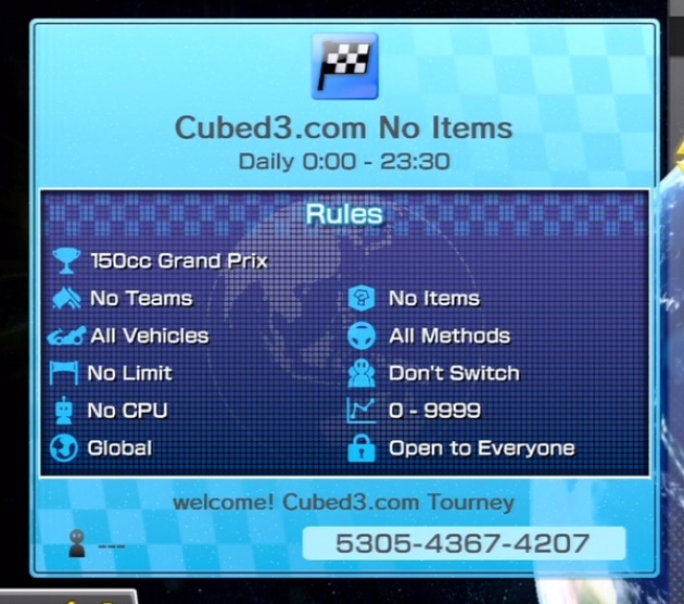 Image for Join the Cubed3 Mario Kart 8 Online Tournaments