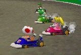 Which Mario Kart game didn't allow racers to hop?