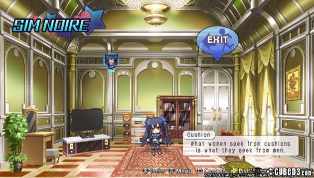 Screenshot for Hyperdevotion Noire: Goddess Black Heart on PS Vita