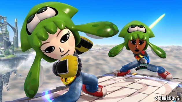 Image for Lucas, Miiverse Stage, Splatoon Outfits for Smash Bros. on 14th June