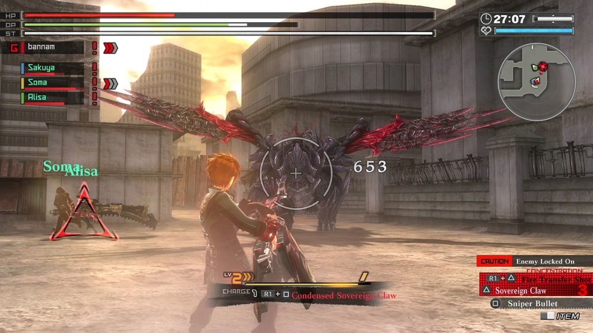 Screenshot for God Eater: Resurrection on PlayStation 4