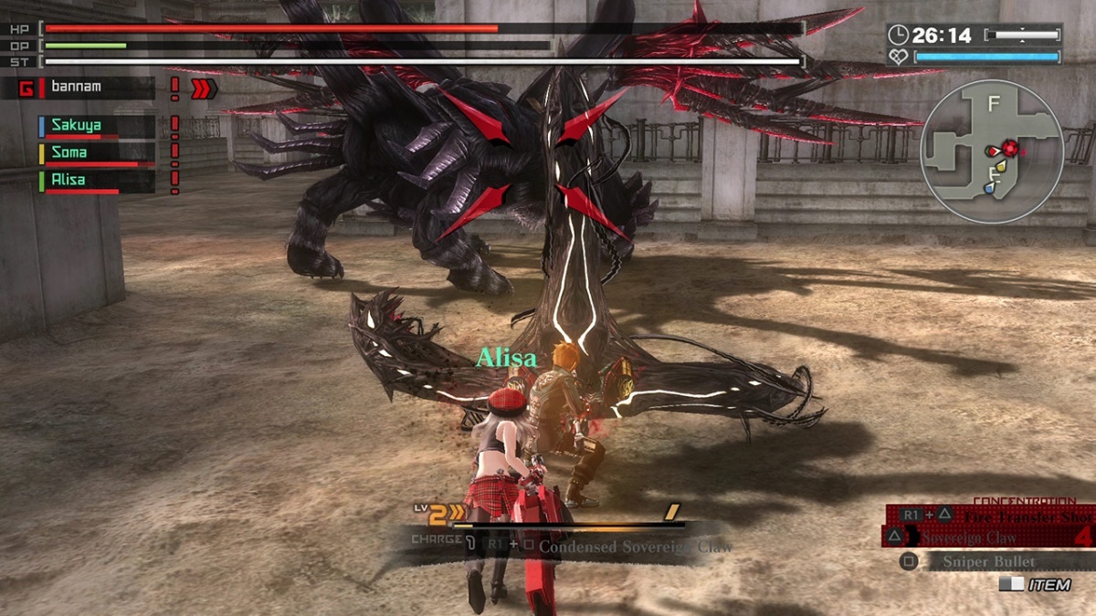 Screenshot for God Eater: Resurrection on PlayStation 4