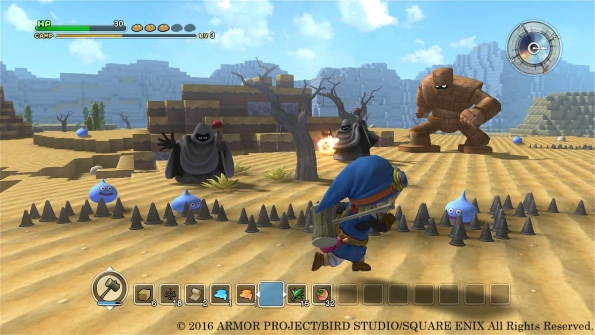 Screenshot for Dragon Quest Builders on PS Vita